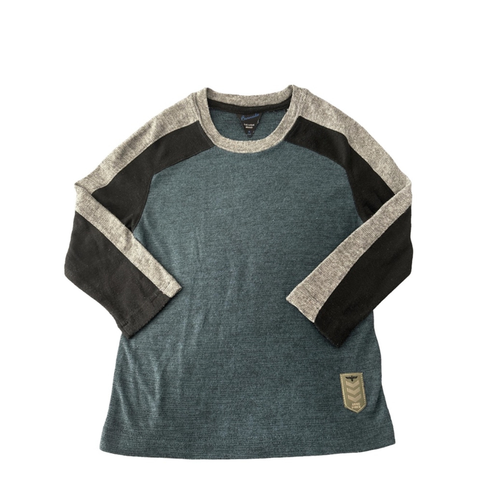 5/$25 Boys Burnside Long Sleeve T-Shirt Size 4 Blue Gray